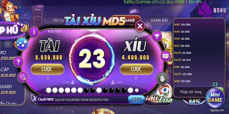 App tài xỉu trực tuyến