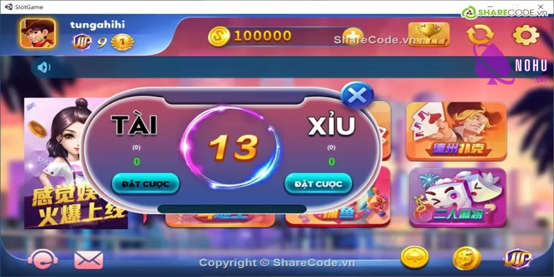 Giới thiệu về Tài xỉu trong MINI game