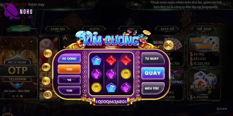 Top game Tài Xỉu Nổ Hũ Kim Cương